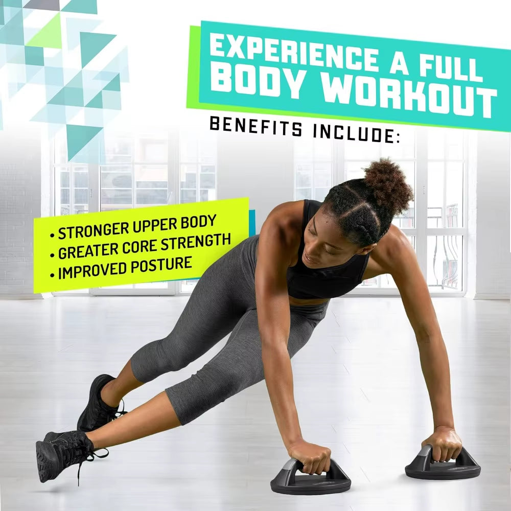 Push up Bars You Will Feel Less Wrist Pain than When Doing Normal Pushups Very Sturdy and Won’T Slide Around