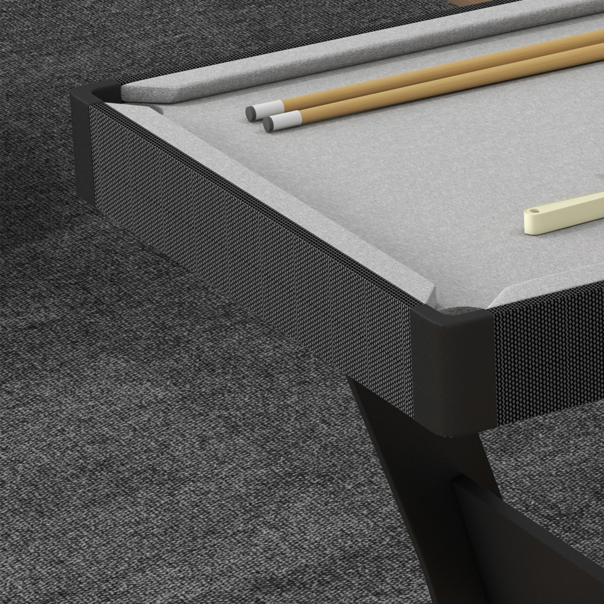 3.5ft Folding Billiard Table Set with Cues, Balls, Chalk, Triangle & Brush - All Round Fitness