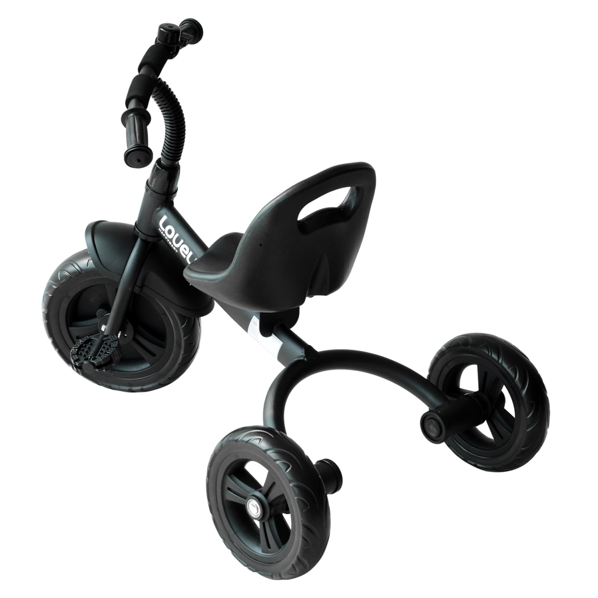 Toddler Tricycle Ride-On Trike with Adjustable Seat & Bell – 3-Wheel Kids Bike 18+ months  (Black)