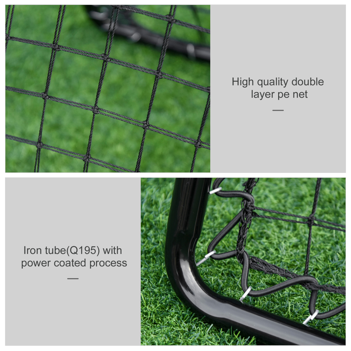 All-Weather Adjustable Rebounder Training Set for Ultimate Skill Development - All Round Fitness