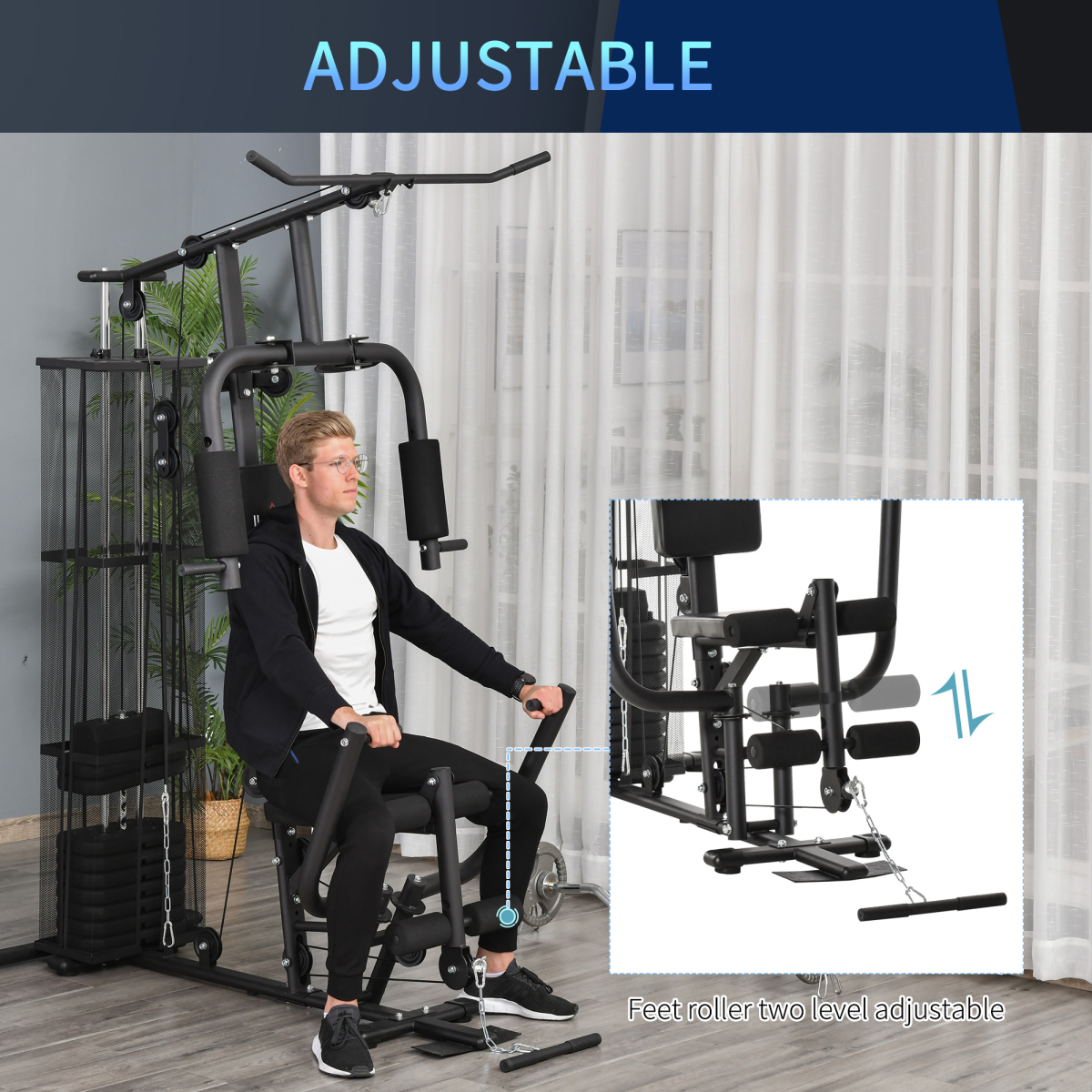 Ultimate Home Gym Multi-Function Strength Training Machine for Full Body Workouts - All Round Fitness