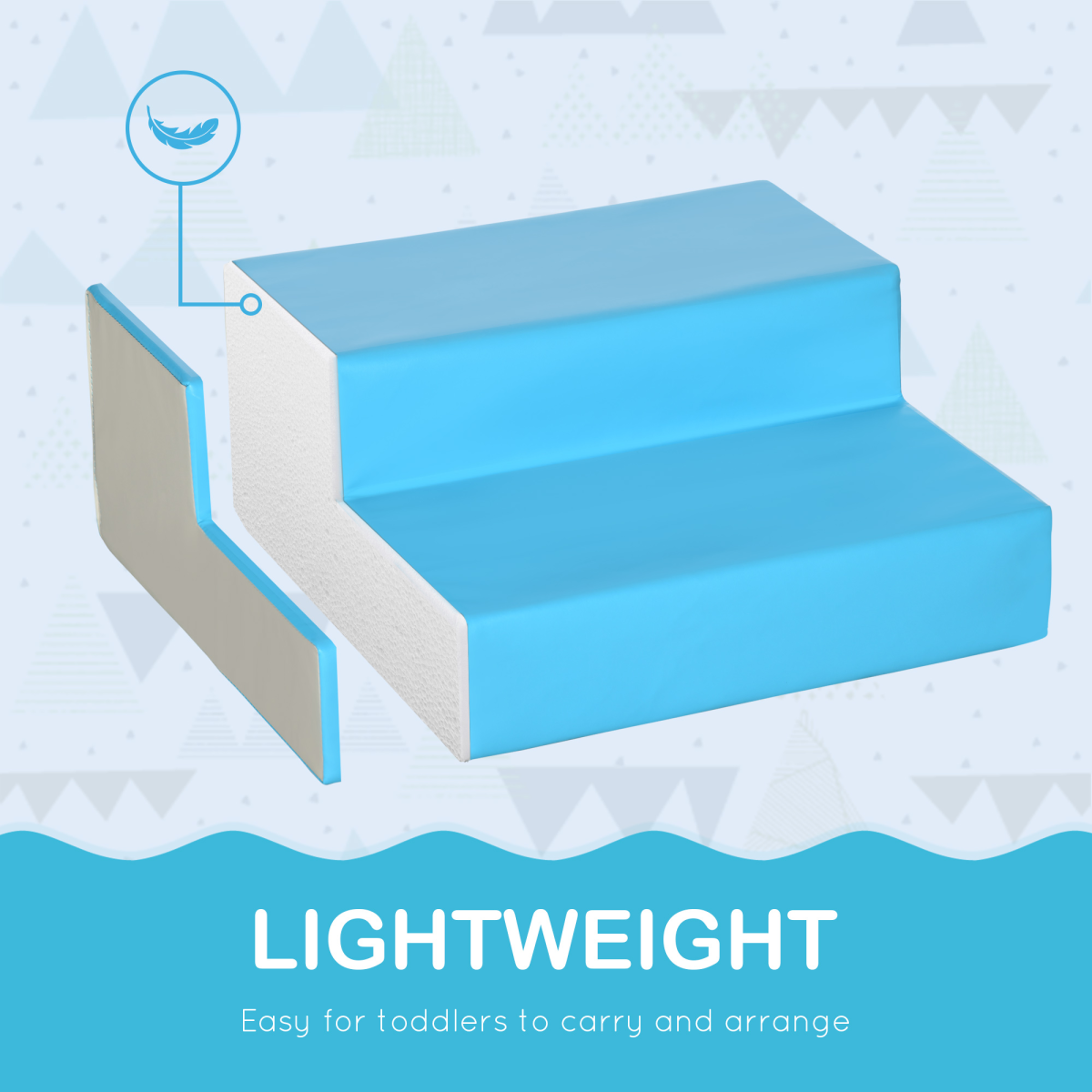 6-Piece Soft Play Equipment for Kids – Baby Climbing Blocks & Play Shapes