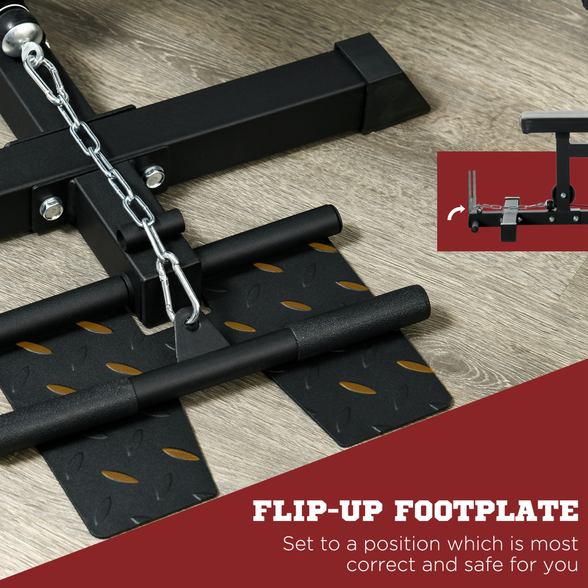 SPORTNOW Power Cage: Ultimate Adjustable Pull-Up Station for Home Workouts - All Round Fitness