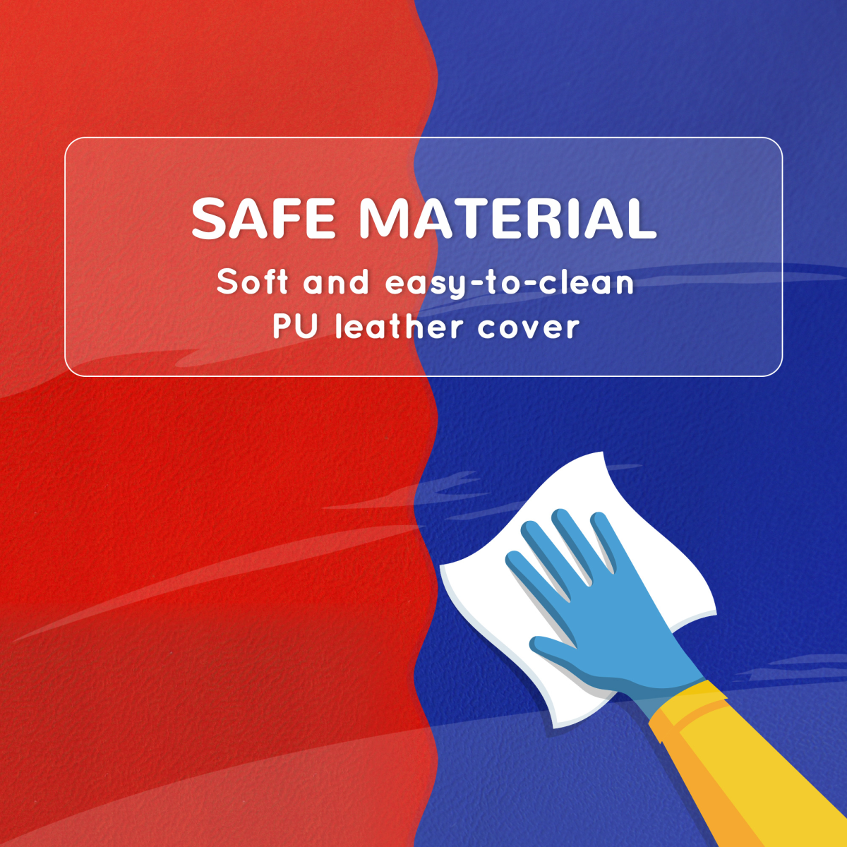 Soft Play Climber Set for Toddlers – 2-Piece Foam Blocks for Climbing, Sliding & Creative Play (Blue/Red)