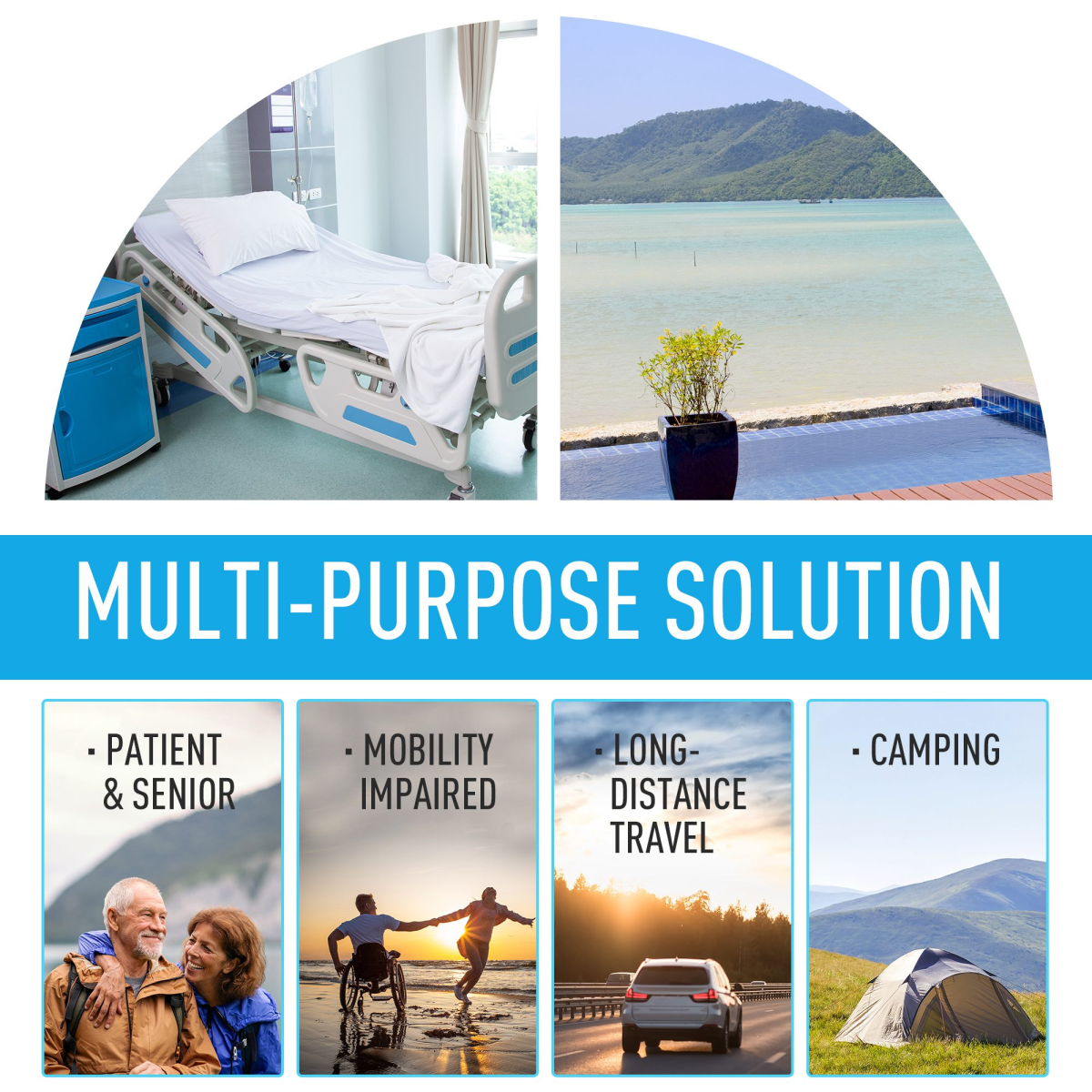 20L Portable Camping Toilet – Travel WC for Caravan, Boat, Fishing, Picnic & Outdoor Use