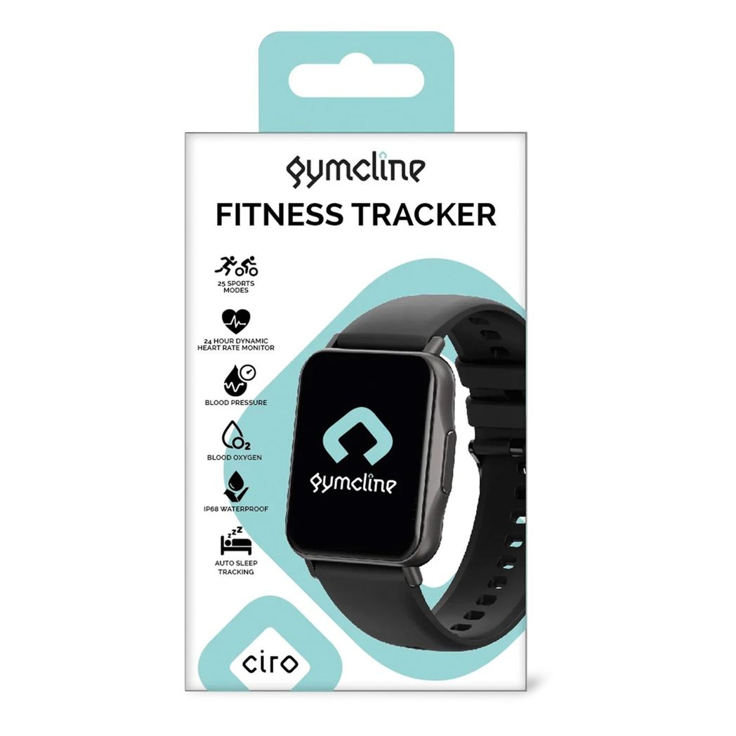 Gymcline Ciro Fitness Tracker with 25 Sports Modes, Heart Rate & IP68 Waterproof – Navy