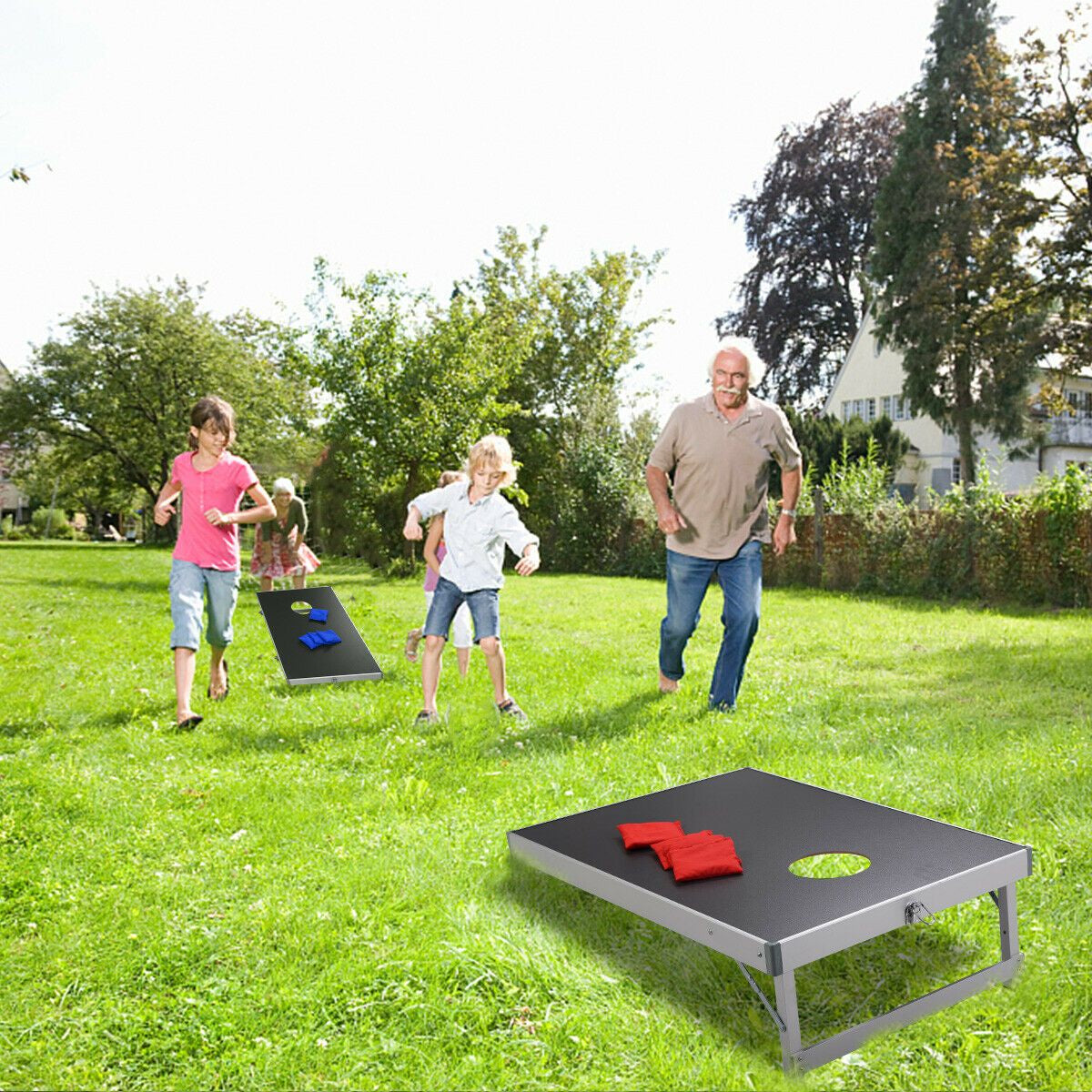 Premium Cornhole Game Set with Convenient Carrying Bag