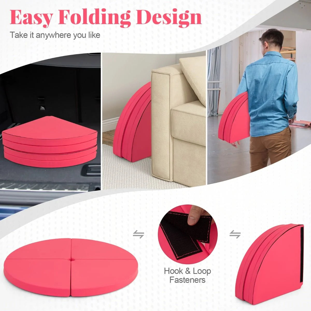 Professional Pole Dance Crash Mat with EPE Foam for Home and Gym Use