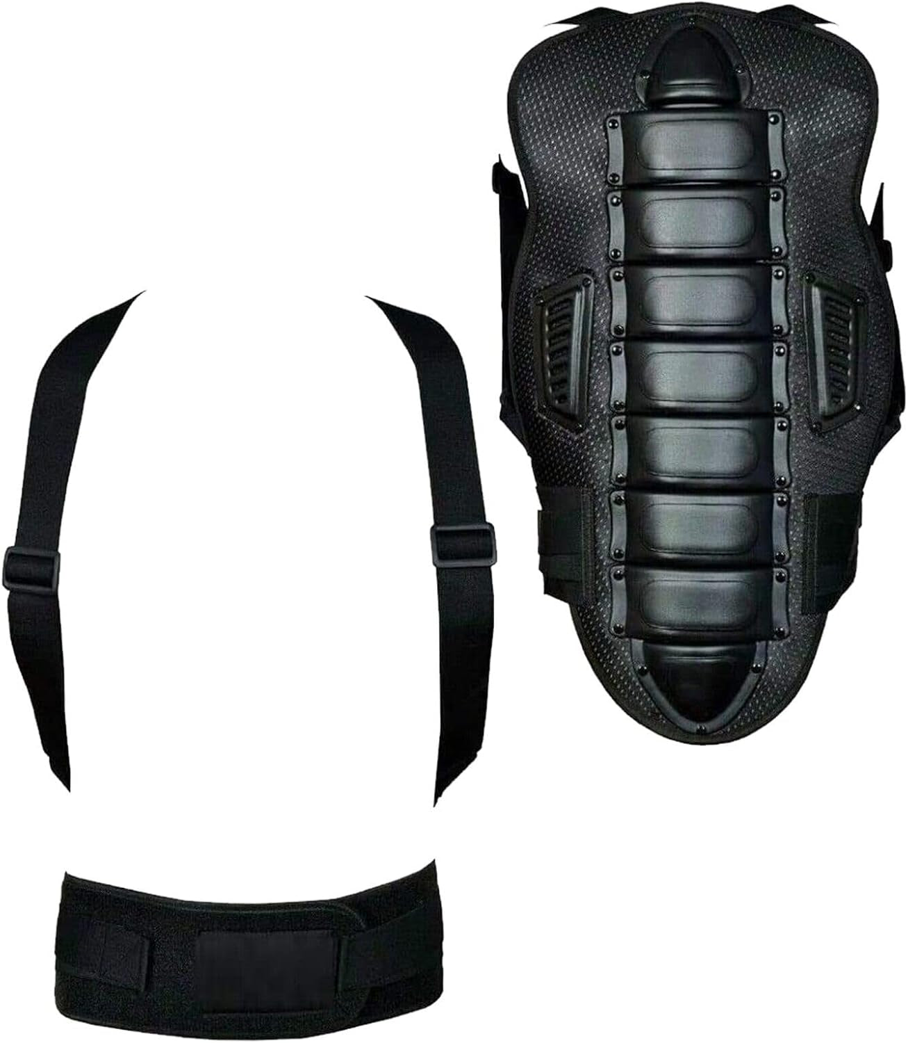 STAR AST Motorcycle Back & Spine Protector Set – Motocross Body Armour Gear with Impact-Resistant EVA Foam | Breathable Lightweight Protection for Racing, Riding, Skating & Extreme Sports
