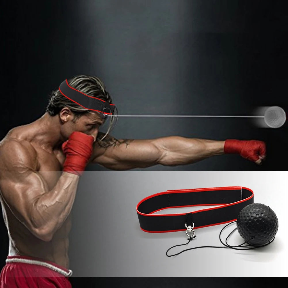 Boxing Training Ball Ultimate Reflex Ball with Adjustable Headband Boxing Ball MMA Gear Great for Reflex Accuracy for Adult/Kids