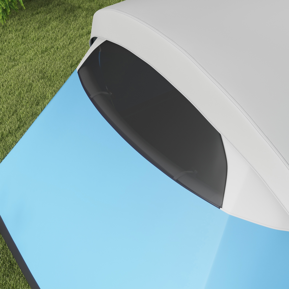 Outsunny 5-6 Person Waterproof Family Camping Tent with Porch & Groundsheet – 3000mm Rain Protection, Blue