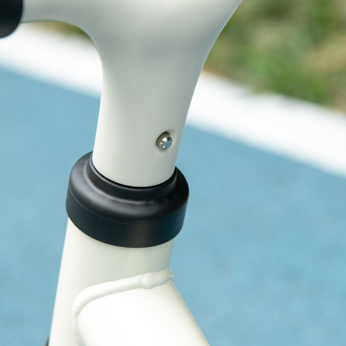 8" Baby Balance Bike with Adjustable Seat & Puncture-Free EVA Wheels – Orange/White - All Round Fitness