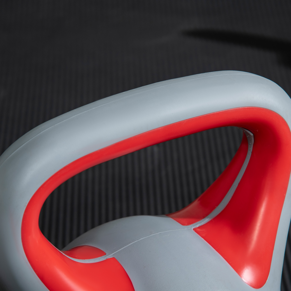 SPORTNOW 14kg Kettle Bell with Handle for Home Gym, Red and Grey