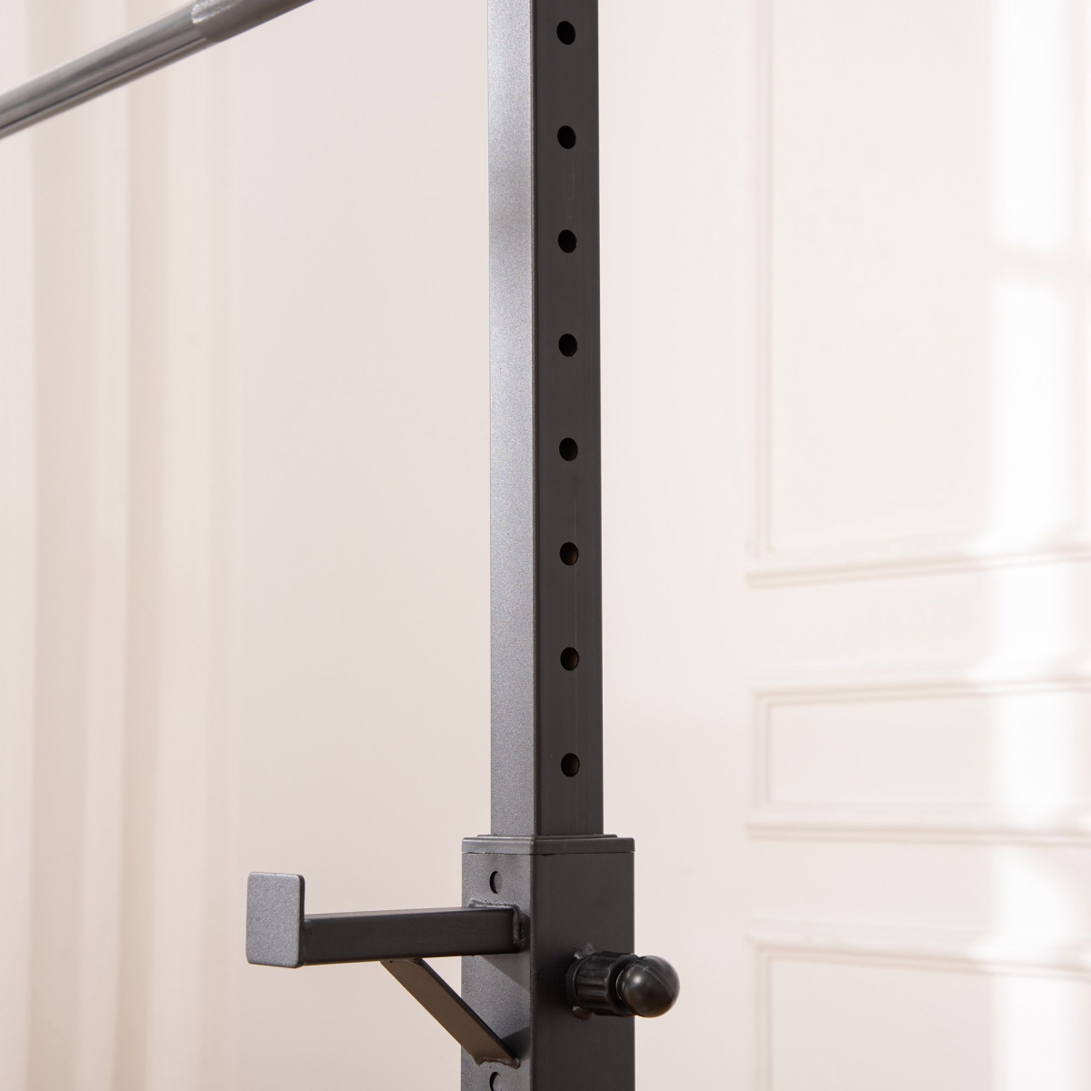 Heavy Duty Adjustable Squat & Barbell Stand – Multi-Use Power Rack for Home & Gym Training - All Round Fitness