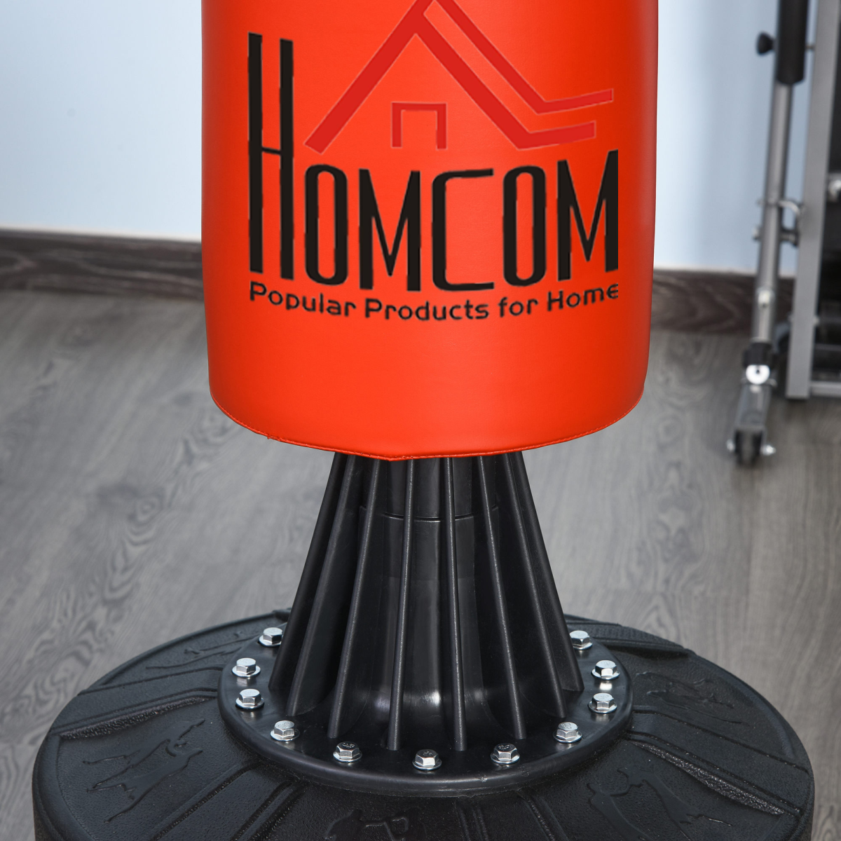 Adjustable Boxing Punch Bag Stand with Rotating Arm & Water-Weighted Base - All Round Fitness