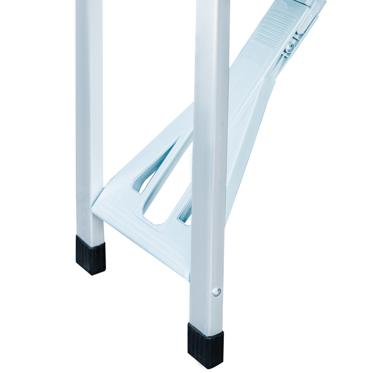 Outsunny Portable Folding Picnic Table with 4 Seats & Umbrella Hole – Lightweight Aluminium