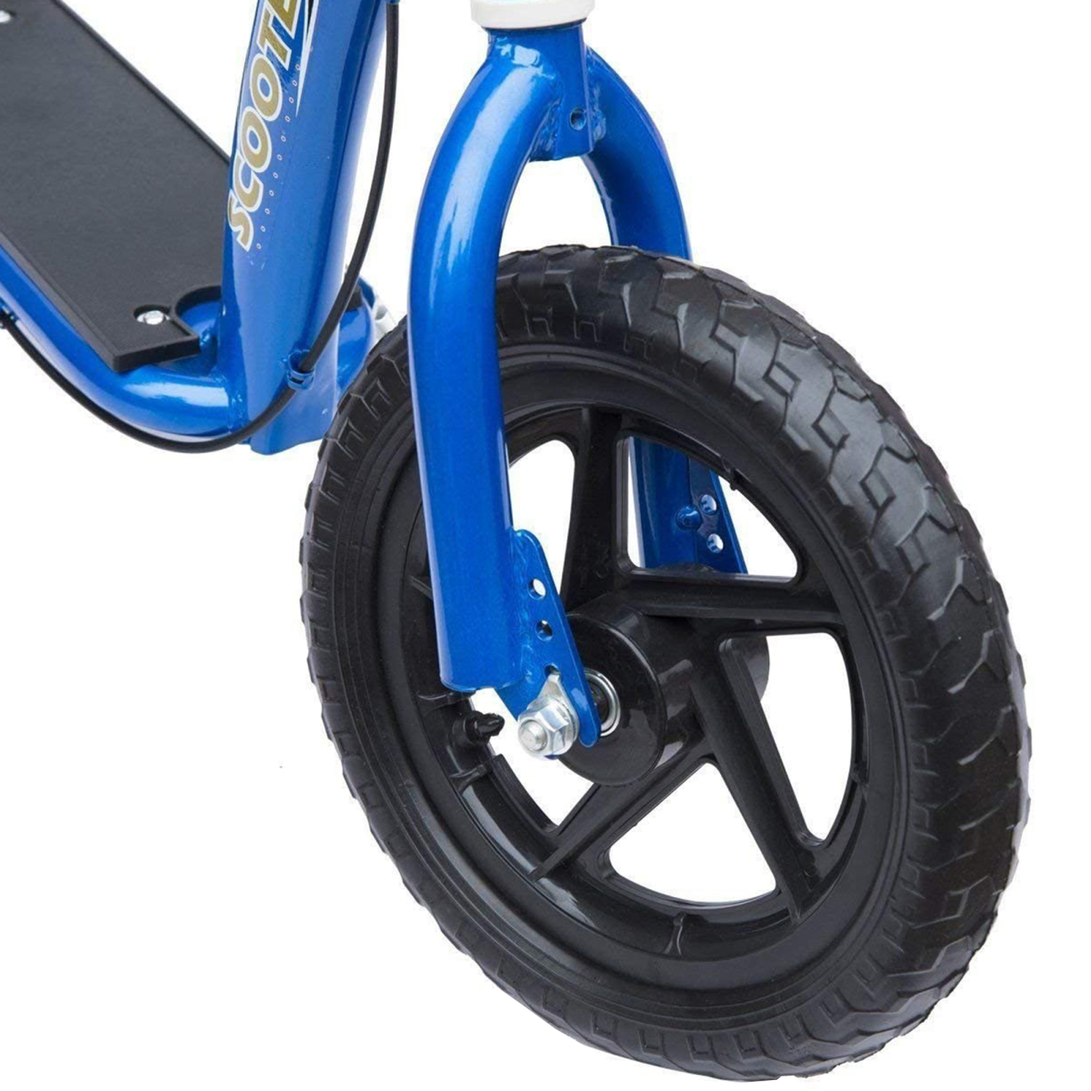 Adventure-Ready Kids Push Scooter with 12" EVA Tires - Blue by HOMCOM - All Round Fitness