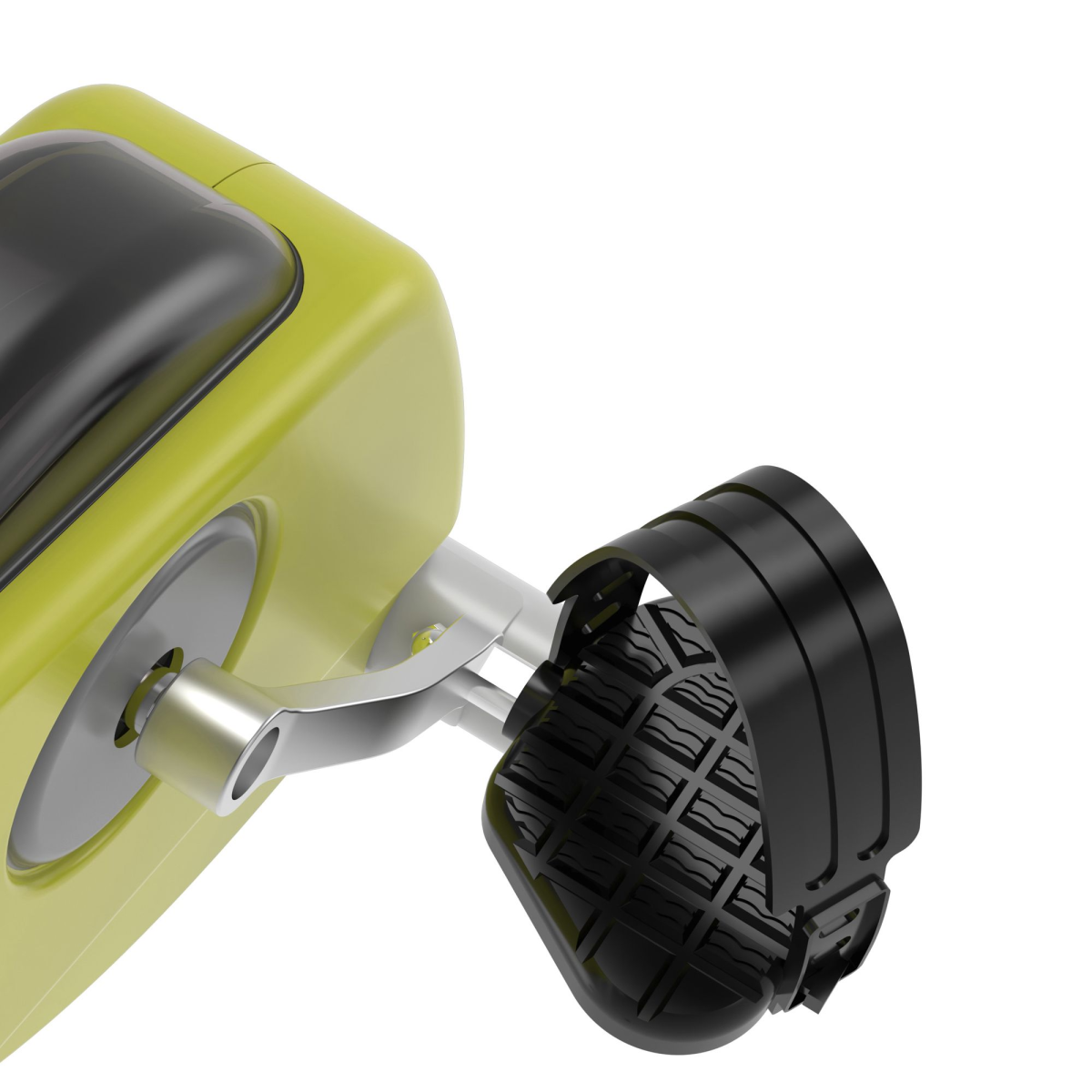 Foldable Magnetic Exercise Bike with 8 Resistance Levels, LCD Monitor & Adjustable Seat – Yellow - All Round Fitness