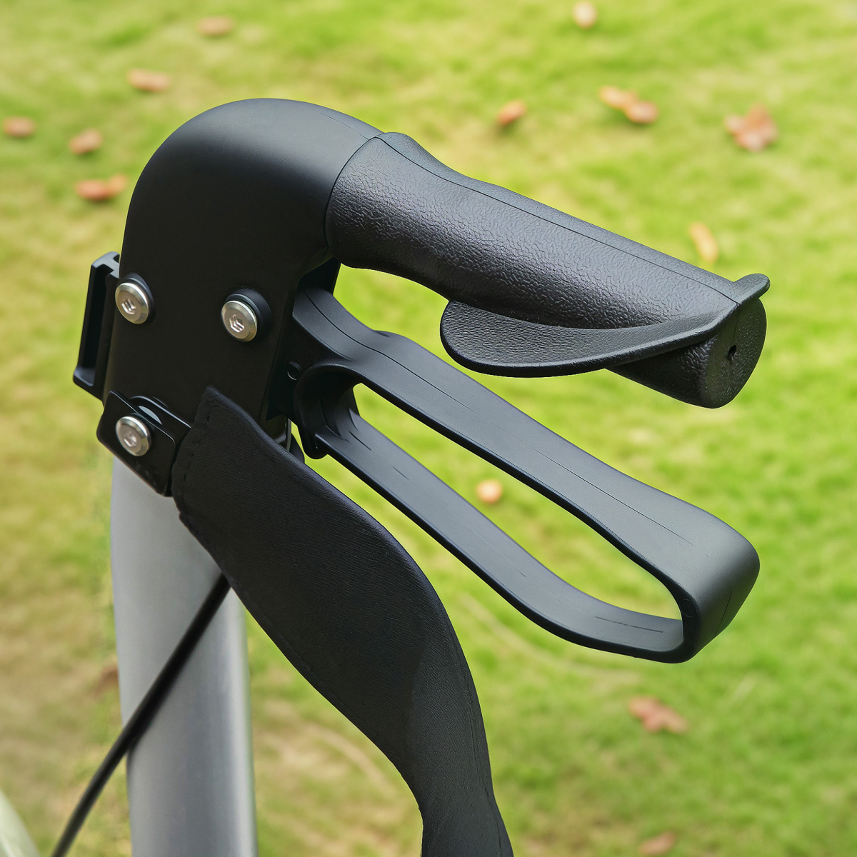 2-in-1 Wheelchair & Folding Rollator Walker with Seat, Lightweight Aluminium, Yellow-Green