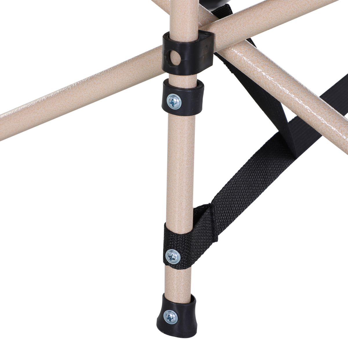 Single Portable Outdoor Military Sleeping Bed Camping Cot Green Outsunny Green