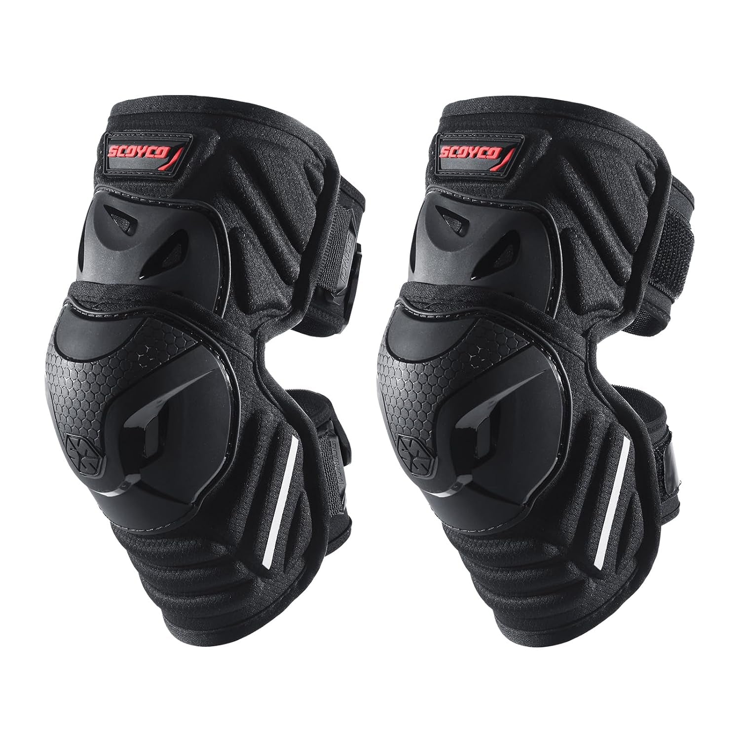 CE Level 1 Motorbike Knee Pads for Adults – Multi-Sport TPU Shell Protective Gear for Motocross, E-Bike, Skateboarding, Roller Skating, Scooter & MTB