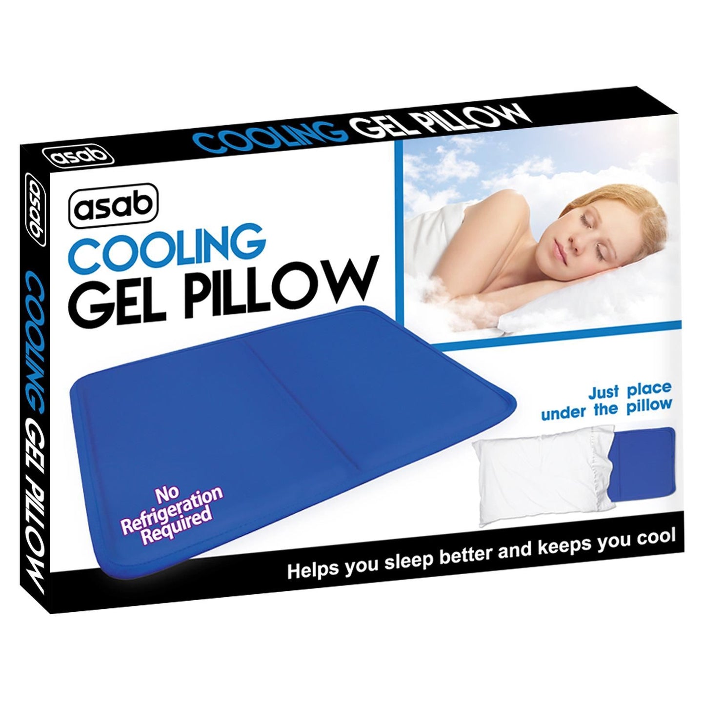 Cooling Gel Mat Pad (PACK OF 2)– Instant Relief for Heat, Pain, Hot Flushes, Migraines & Overheating