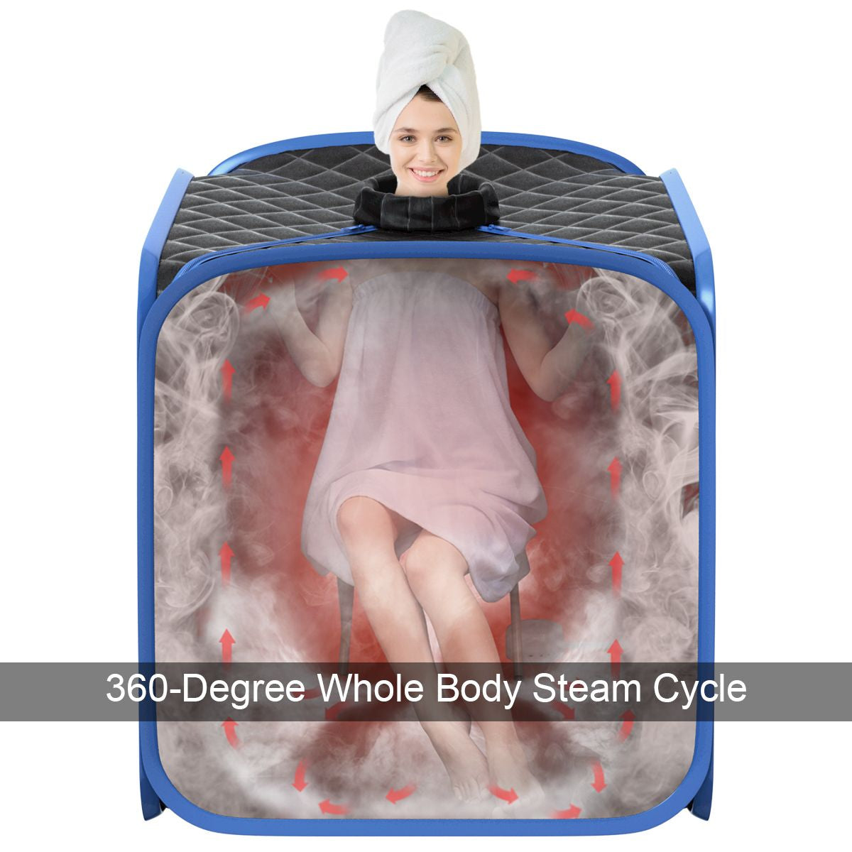 Portable Steam Sauna Spa - Adjustable Temperature Private Sauna Tent