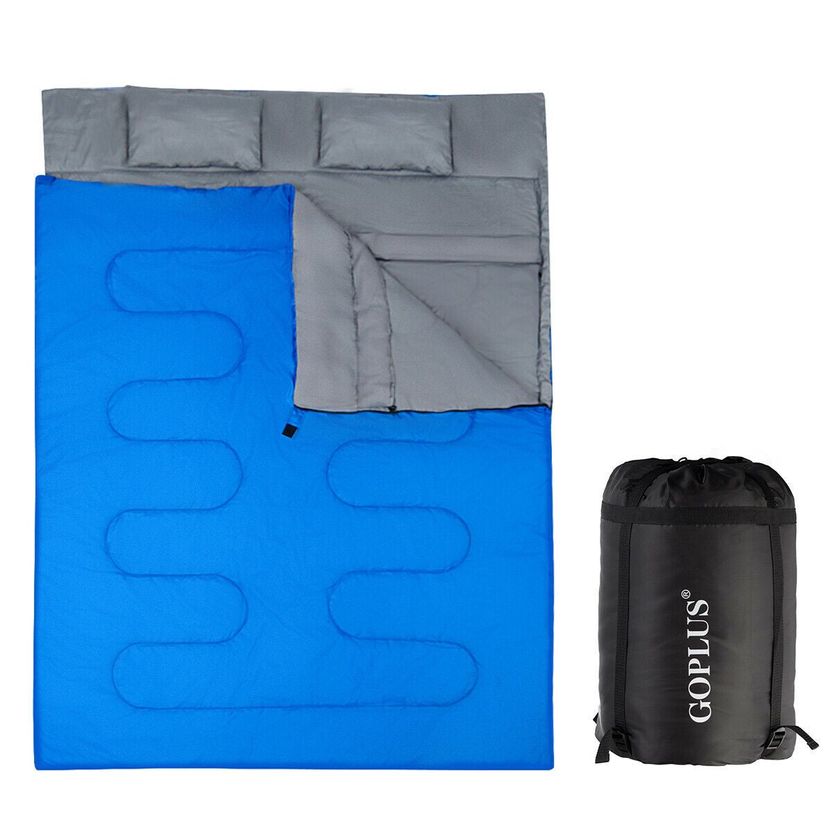 Extra Large Waterproof Double Sleeping Bag with Carrying Bag