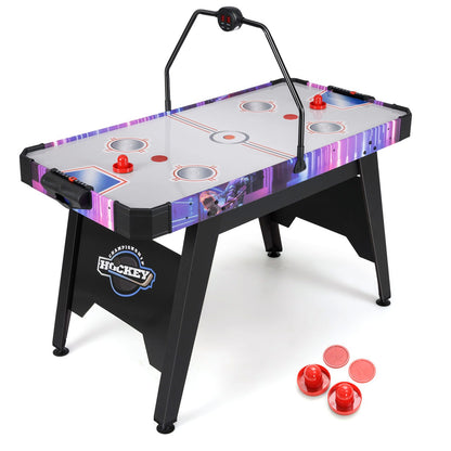 Exciting 144 CM Air Hockey Table with 2 Pucks and 2 Pushers - Perfect for Family Fun and Competitive Play!