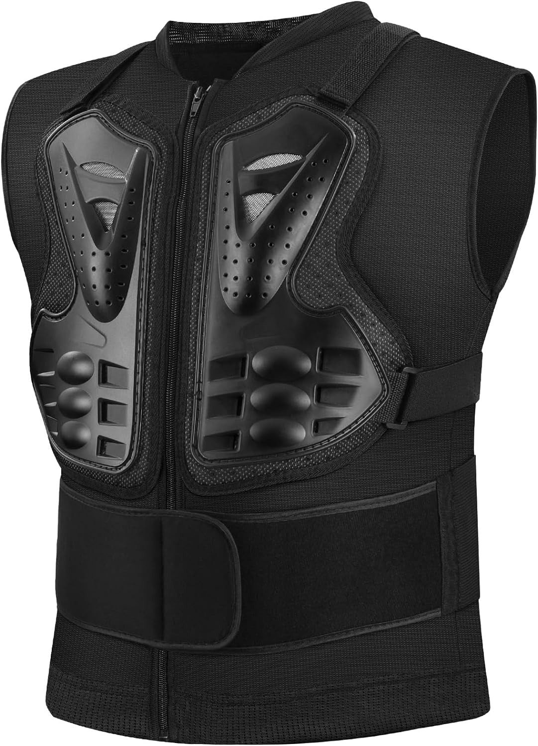 Motorcycle Body Armour Vest | Adult Chest, Back & Spine Protector | Lightweight Motocross & Skiing Protective Gear