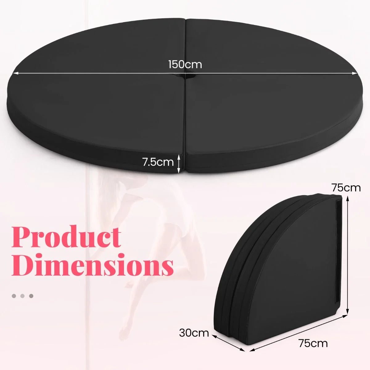 Professional Pole Dance Crash Mat with EPE Foam for Home and Gym Use