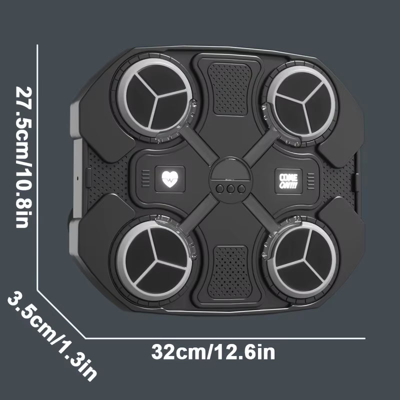 Smart Bluetooth Music Boxing Machine Wall Mounted Decompression Trainer Gym Fitness Home Boxing Target Punching Equipment
