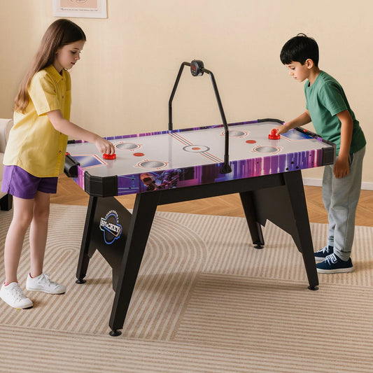 Exciting 144 CM Air Hockey Table with 2 Pucks and 2 Pushers - Perfect for Family Fun and Competitive Play!