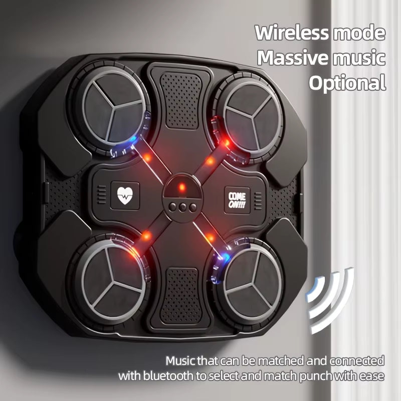 Smart Bluetooth Music Boxing Machine Wall Mounted Decompression Trainer Gym Fitness Home Boxing Target Punching Equipment
