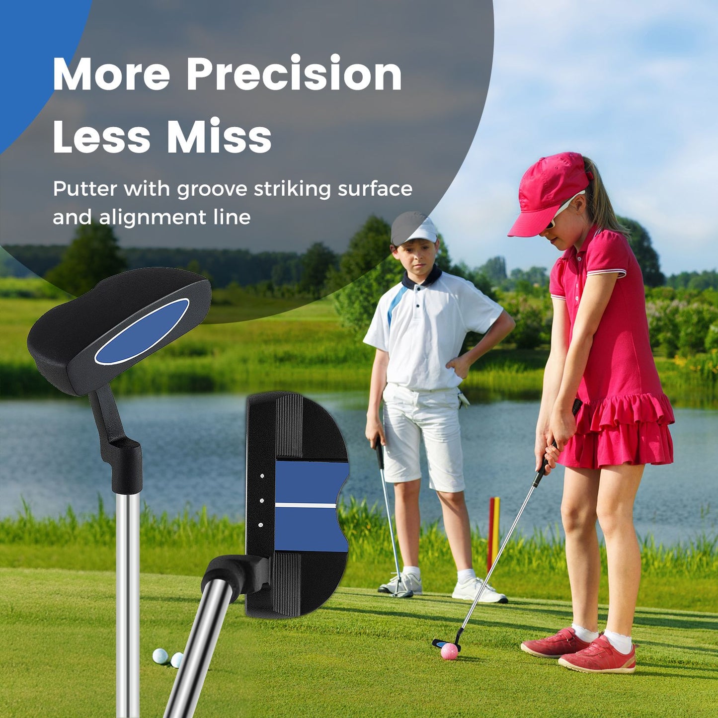 Complete Golf Club Set for Children Aged 8-13 Years