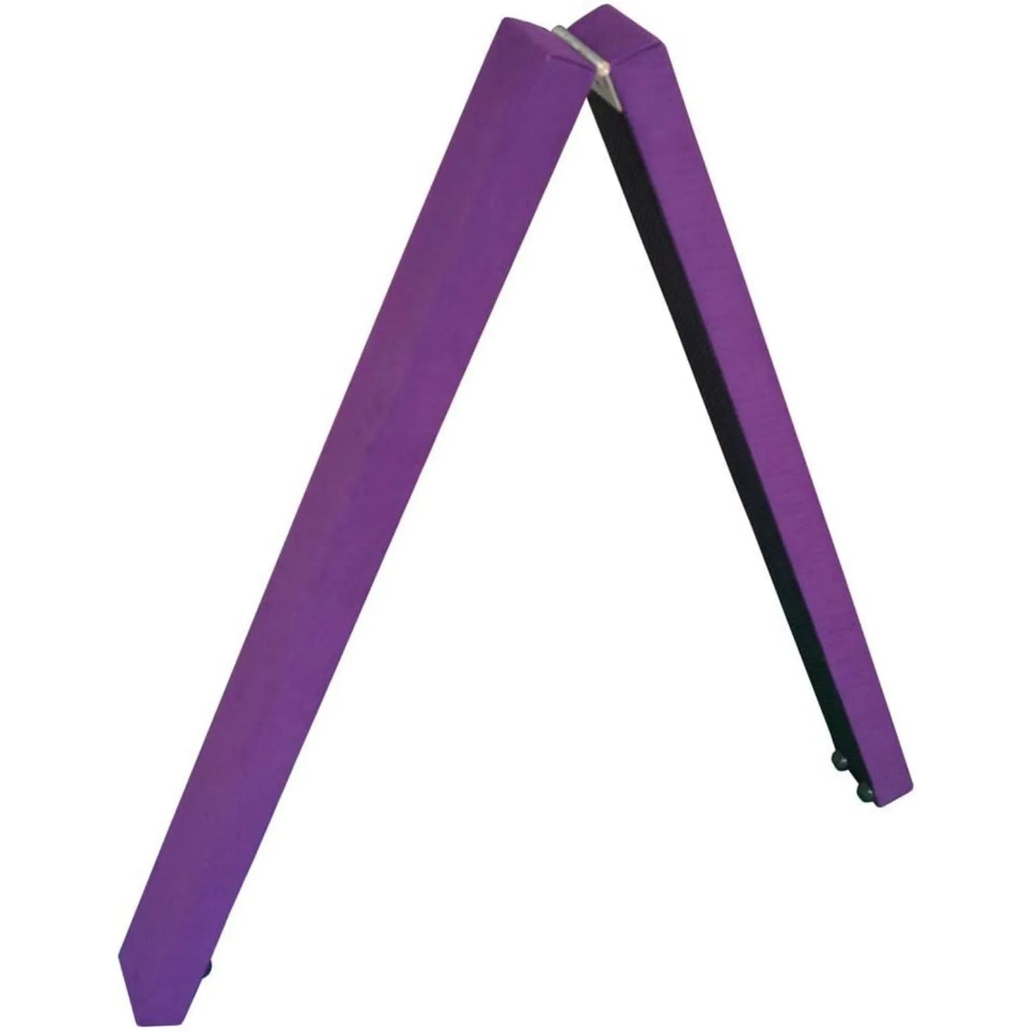 Folding Gymnastics Balance Beam 7FT Kids Training Beam Faux Suede for Home Gym Exercise