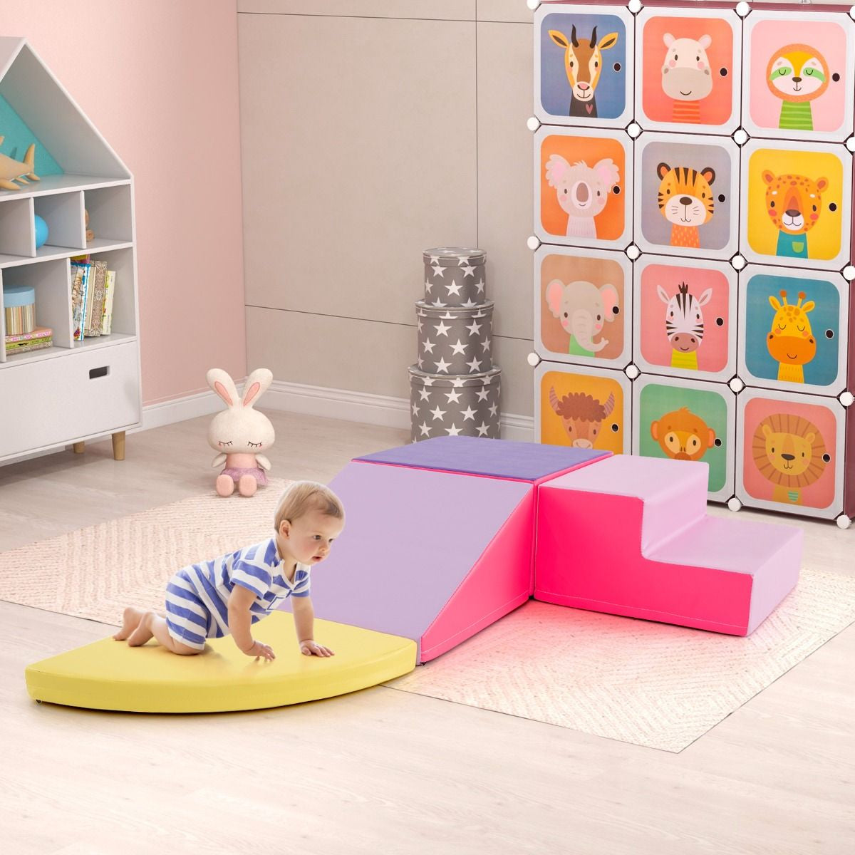 4-Piece Infant Foam Climbing and Crawling Play Set