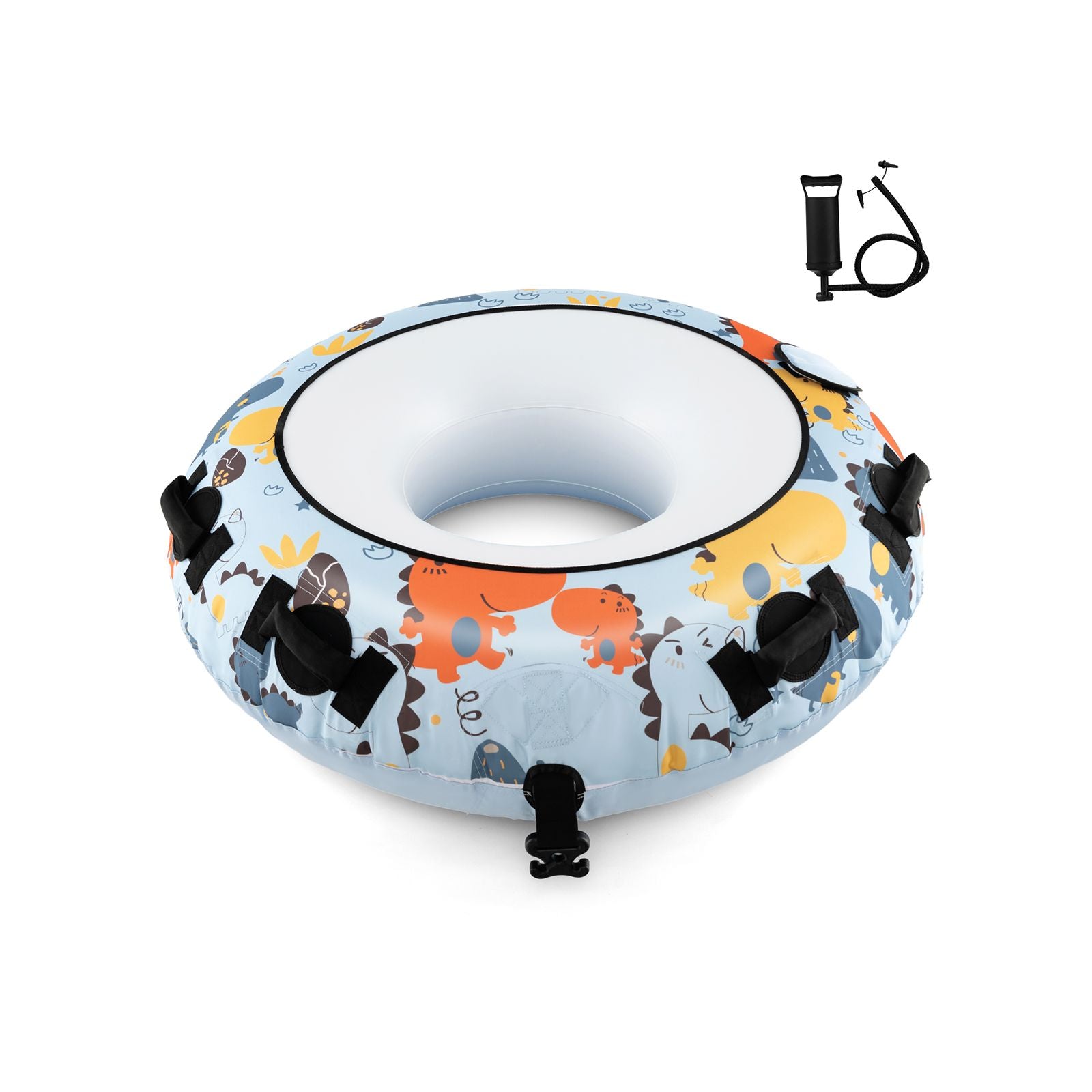 52-Inch Heavy-Duty Snow Tube with Premium Oxford Fabric Cover