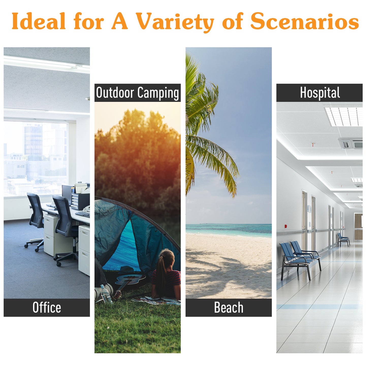 Single Portable Outdoor Military Sleeping Bed Camping Cot Black Outsunny Black