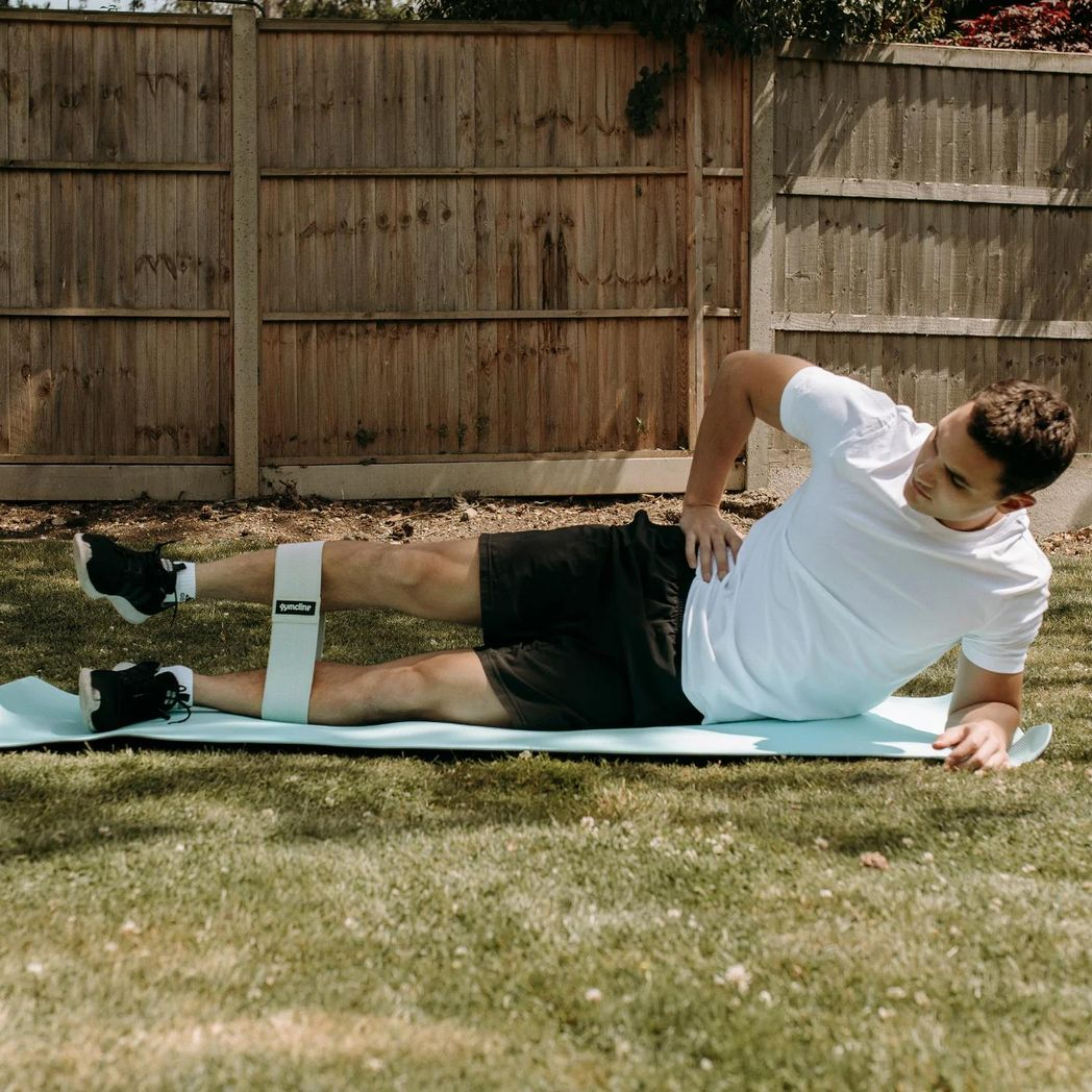 Gymcline Resistance Bands Set (3 Pack) – Non-Slip Fabric Bands with 3 Resistance Levels + Storage Bag