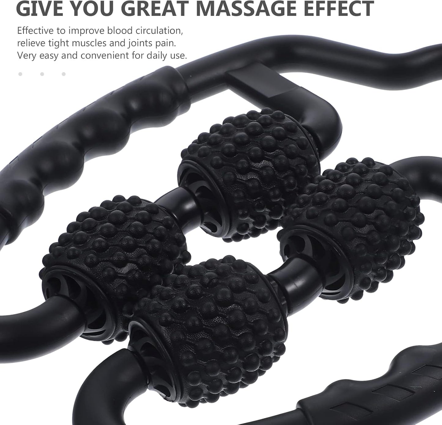 Manual Foam Roller Massager | 360° Deep Tissue Muscle Roller for Legs, Back, Neck, and Arms | Full-Body Recovery Tool