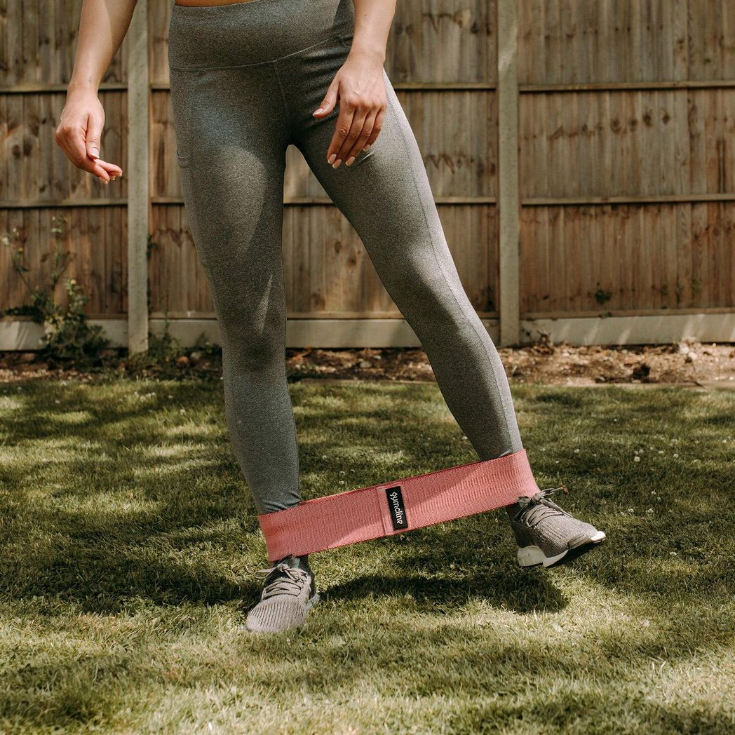 Gymcline Resistance Bands Set (3 Pack) – Non-Slip Fabric Bands with 3 Resistance Levels + Storage Bag