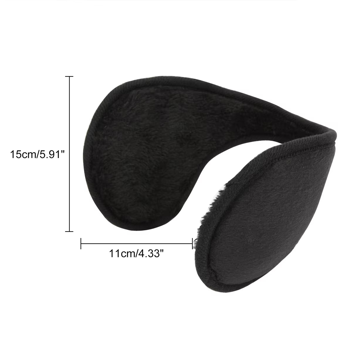 Winter Ear Warmers for Men & Women Classic Fleece Unisex Warm Earmuffs Outdoors Running Ski Ear Muffs Ear Protector behind Head