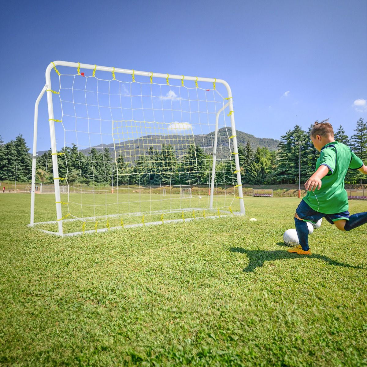 2-in-1 Soccer Rebounder and Goal for Children Aged 6 and Above