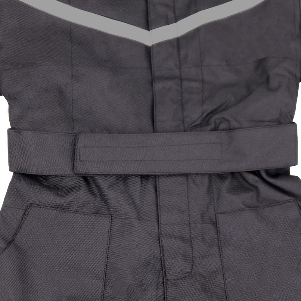 CUB Kids Motocross Suit – Black (9-10 Years) | 1-Piece Junior Race Suit for Boys & Girls | Durable Oxford Quad, ATV & Karting Overalls