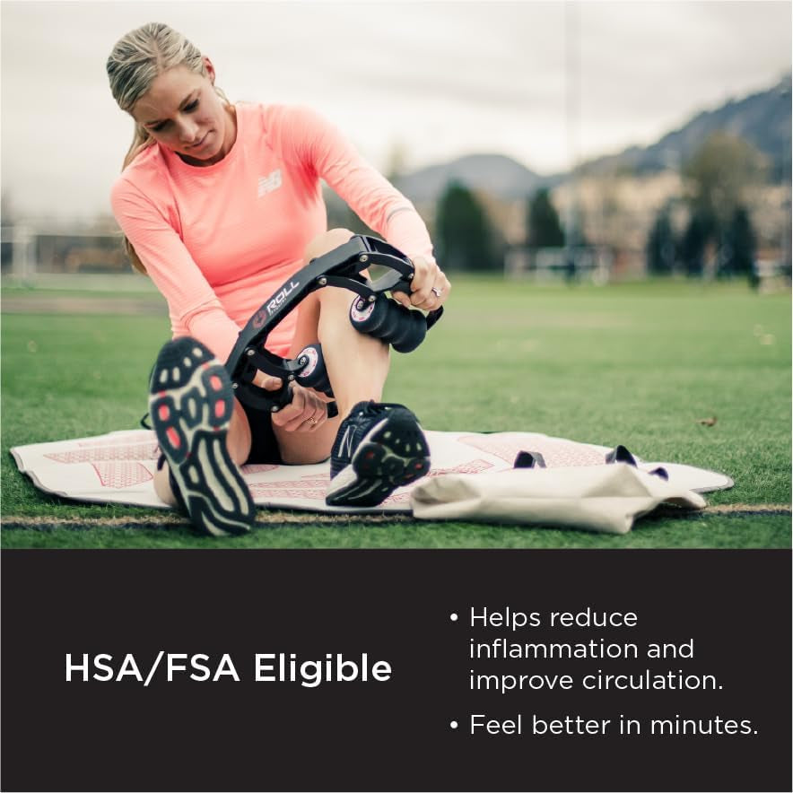 R8 Deep Tissue Massage Roller | Muscle Recovery & Myofascial Release Tool | Improves Circulation & Reduces Inflammation – Carbon Black