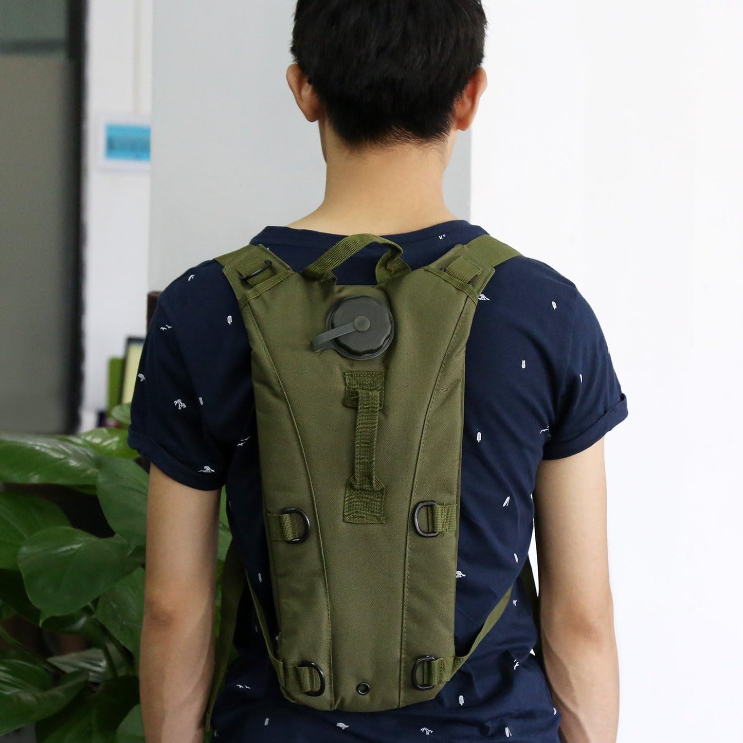 Hydration Backpack with 3L Water Bladder – Lightweight Outdoor Water Bag for Cycling, Running, Hiking, Camping & Climbing | Tactical 600D Oxford Water Pack