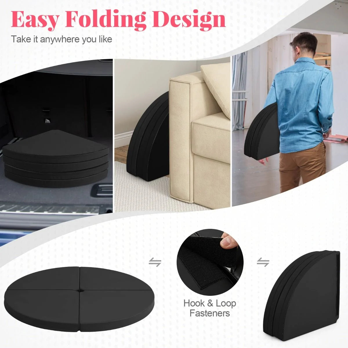 Professional Pole Dance Crash Mat with EPE Foam for Home and Gym Use