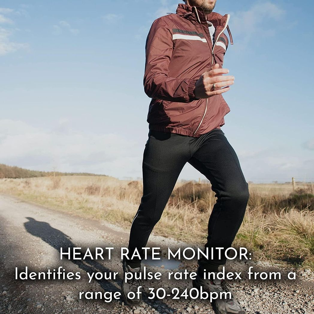 Aquarius Blue Finger Pulse Oximeter V2 – Oxygen Saturation & Heart Rate Monitor (FDA Approved)