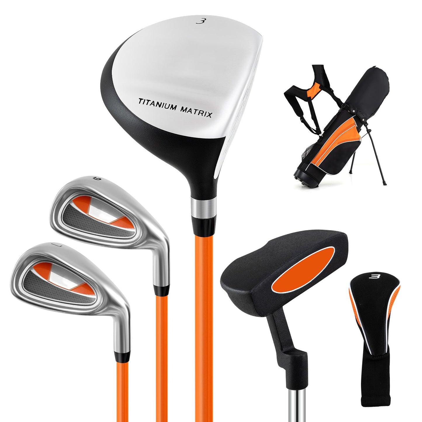 Complete Golf Club Set for Children Aged 8-13 Years